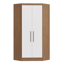 Guarda-Roupa Modulado de Canto Oblíquo 2 Portas 2 Gavetas Castro Infinity 3806A