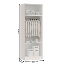 Guarda-Roupa Modulado 2 Portas Castro 7220M