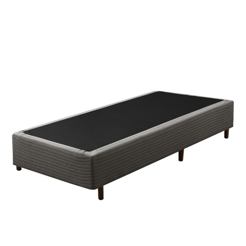 Base para Cama Box Viúva Umaflex Harmony Poliéster 93x203x42cm – Cinza