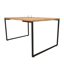 Conjunto Mesa de Jantar Porto e 4 Cadeiras Mila Fitmobel - Natura/Verde