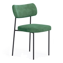 Conjunto Mesa de Jantar Porto e 4 Cadeiras Mila Fitmobel - Natura/Verde