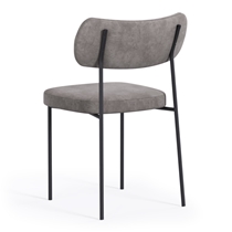 Conjunto Mesa de Jantar Seriema e 6 Cadeiras Mila Fitmobel - Preto/Cappuccino