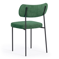 Conjunto Mesa de Jantar Seriema e 6 Cadeiras Mila Fitmobel - Preto/Verde