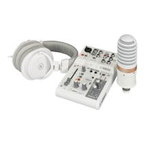 Kit Streaming Yamaha Ag 03 Mk2 Lspk Mixer Fone e Microfone - Branco