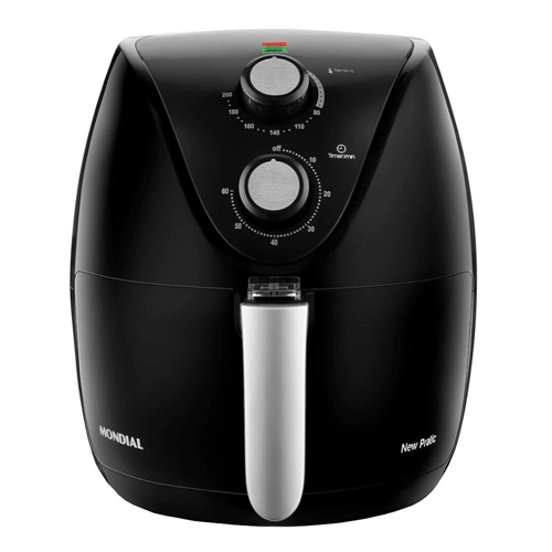 Fritadeira Air Fryer Mondial New Pratic AF-31 3,5 Litros 1500W Preto