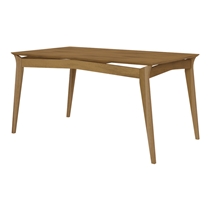 Conjunto Mesa de Jantar e 6 Cadeiras Rubi Dobuê – Imbuia/Neblina