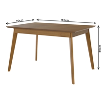 Conjunto Mesa de Jantar e 6 Cadeiras Topázio Dobuê - Imbuia/Areia