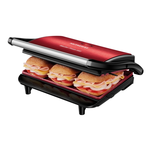 Grill Mondial Press Ceramic PG01RC 850W Vermelho