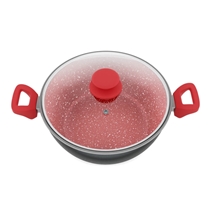 Panela com Tampa 6,1 Litros Philco PPH280ACR Redstone – Cinza/Vermelho