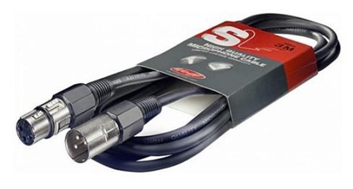 Cabo Stagg para Microfone SMC3 XLR 3 Metros