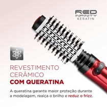 Escova Rotativa Mondial ER11KR 1000W Vermelho