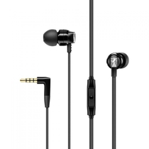 Fone de Ouvido Sennheiser CX300S Preto com Microfone