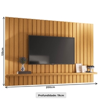 Painel para TV até 70 Polegadas 2m HB Móveis Link