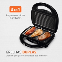 Sanduicheira Mondial S-12 750W Preto