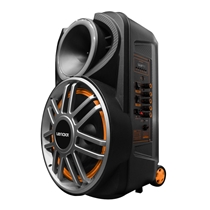 Caixa de Som Amplificada Lenoxx LCA12 com LED 600W RMS Preto - Bivolt