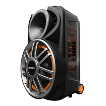 Caixa de Som Amplificada Lenoxx LCA15 com LED 900W RMS Preto - Bivolt