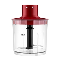 Mixer e Processador Lenoxx Turbo Red 600 PMX405  2 em 1 Vermelho