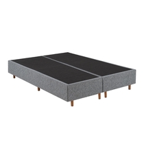 Base para Cama Box King Kappesberg Sommier 193x203x37cm - Cinza