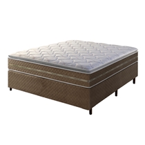 Cama Box Casal Umaflex Resistence 138x188x71cm Espuma - Marrom