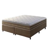 Cama Box Queen Umaflex Resistence 158x198x71cm Espuma - Marrom