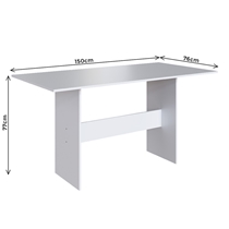 Conjunto Mesa de Jantar e 6 Cadeiras Karla Indekes