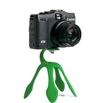 Suporte GekkoPod Flexível para GoPro e Câmeras Fotográficas - Verde