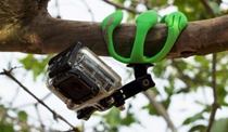 Suporte GekkoPod Flexível para GoPro e Câmeras Fotográficas - Verde