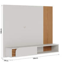 Painel para TV até 60 Polegadas 1,36m Colibri Jurerê