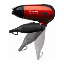 Secador de Cabelo Mondial Max Travel SC-10 1200W Vermelho/Preto - Bivolt