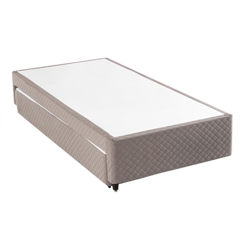 Base para Cama Box Solteiro Herval 1453 com Cama Auxiliar 88X188X34cm - Bege