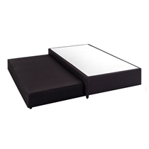 Base para Cama Box Solteiro Herval 1453 com Cama Auxiliar 88X188X34cm - Idea Marrom