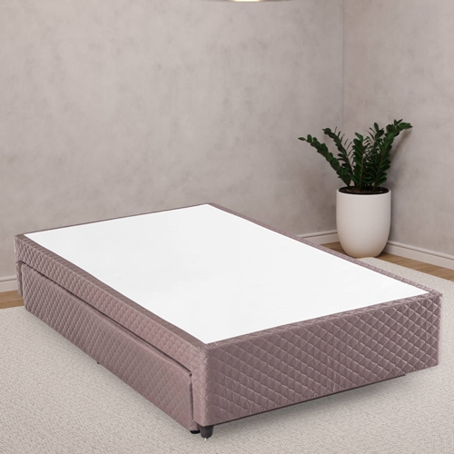 Base para Cama Box Solteiro Herval 1453 com Cama Auxiliar 88X188X34cm - Idea Cobalt