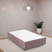 Base para Cama Box Solteiro Herval 1453 com Cama Auxiliar 88X188X34cm - Idea Cobalt