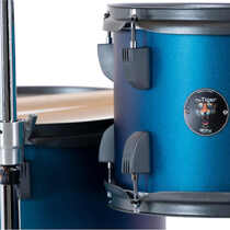 Bateria Acústica Odery The Tiger Bumbo 22” com Banco Prato e Baquetas