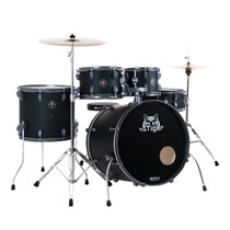 Bateria Acústica Odery The Tiger Bumbo 22” com Banco Prato e Baquetas