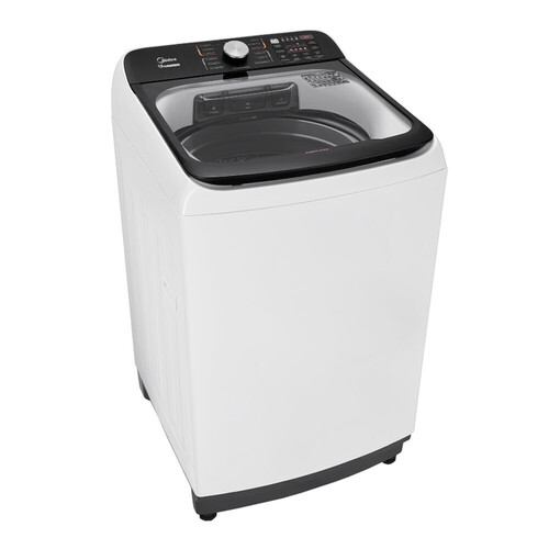 Lavadora de Roupas Midea 13kg Wave Agitador MA512W130A com Reuso de Água e Sensor de Peso Branco