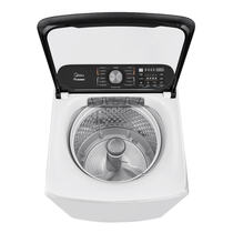 Lavadora de Roupas Midea 13kg Wave Agitador MA512W130A com Reuso de Água e Sensor de Peso Branco