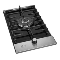 Cooktop 1 Boca a Gás Fischer Platinium com Mesa de Vidro e Tripla Chama Preto – Bivolt