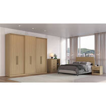 Guarda-Roupa Casal 6 Portas 4 Gavetas Edez PH1720