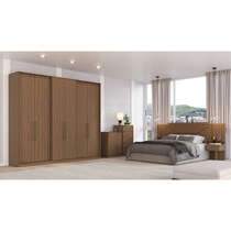 Guarda-Roupa Casal 6 Portas 4 Gavetas Edez PH1720