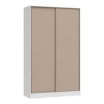 Guarda-Roupa Solteiro 2 Portas de Correr 2 Gavetas 100% MDF Castro Requinte+ 7222M