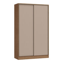 Guarda-Roupa Solteiro 2 Portas de Correr 2 Gavetas 100% MDF Castro Requinte+ 7222M