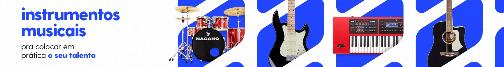 Instrumentos Musicais - Pra prática do seu talento