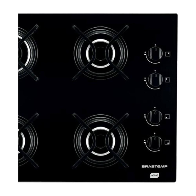Cooktop Brastemp Ative 4 Bocas Acendimento BDD61AEU Schumann