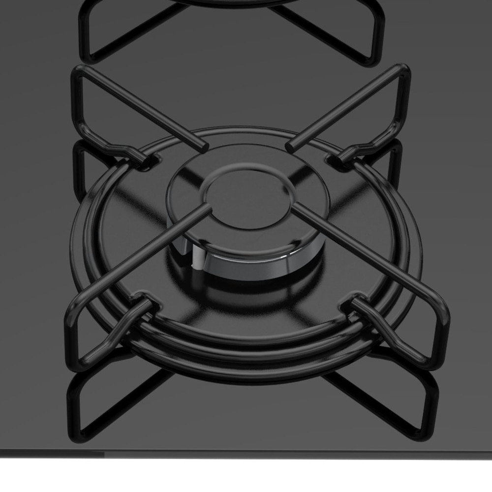 Cooktop 4 Bocas a Gás Atlas Agile Preto Bivolt Schumann