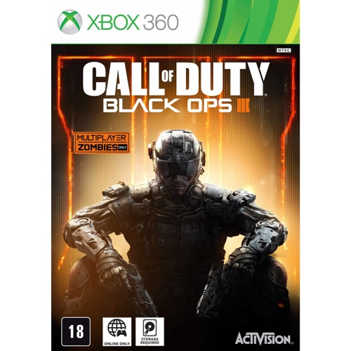 Jogo Xbox 360 Call of Duty Black Ops 3