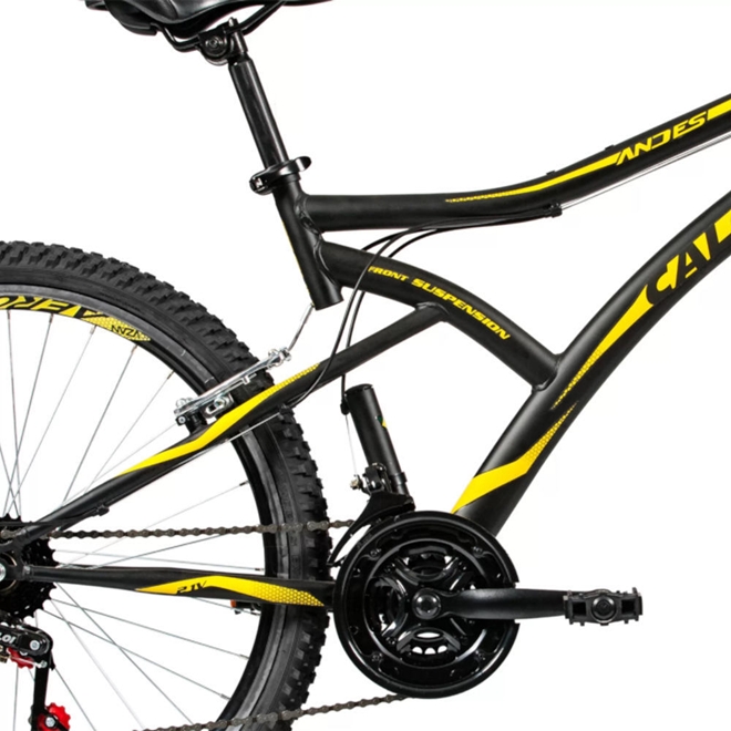 Bicicleta Aro 26 Caloi Andes Freio V-Brake 21 Marchas | Schumann