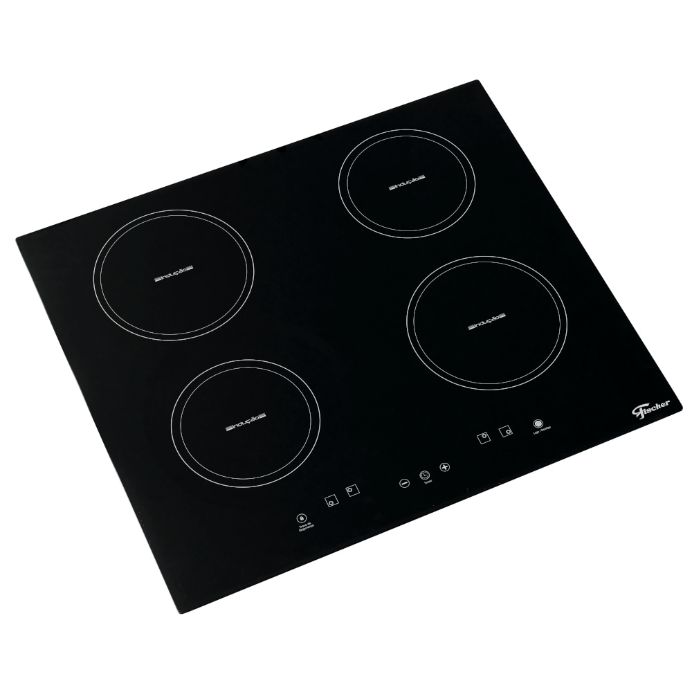 Cooktop 4 Bocas de Indução Fischer com Mesa Vitrocerâm Schumann