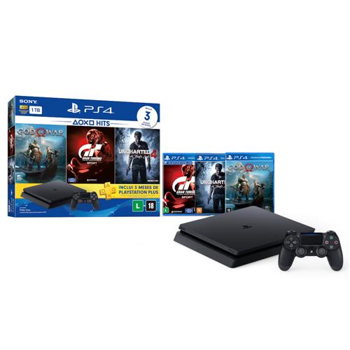 Download Console Sony Playstation 4 Slim 1tb Hits Bundle 3 Jogo Schumann Yellowimages Mockups