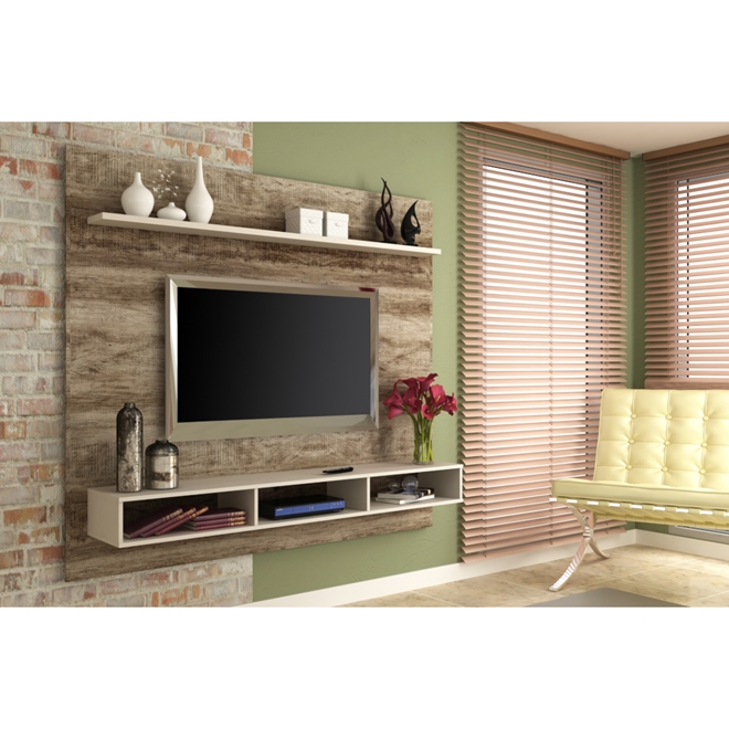 Painel Bancada Manto Móveis Porto Alegre para TV até 6 - Schumann